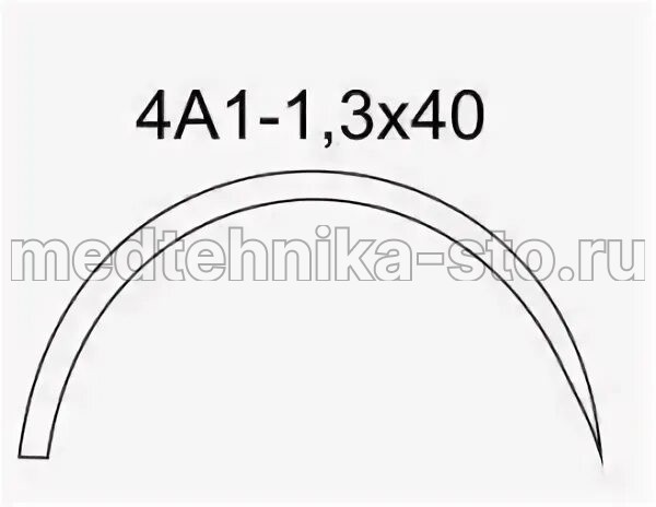 Игла хирургическая 4А1-1,3х40