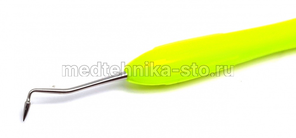 Гладилка с силиконовой ручкой, 01 зеленая