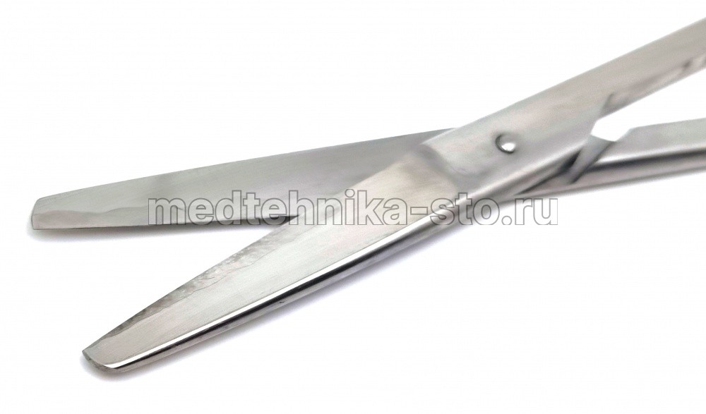 Ножницы медицинские твердосплавные тупоконечные прямые, 170 мм