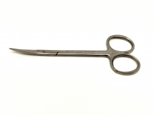 Ножницы глазные остроконечные в/изогнутые, 115мм, Surgicon