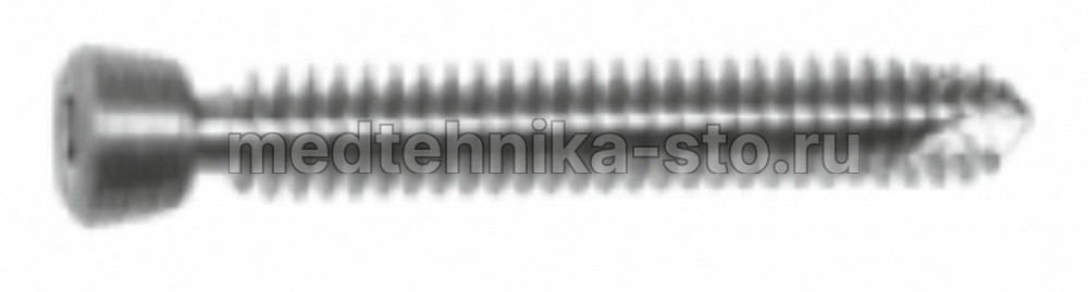 Винт спонгиозный с УС с конич.резьбой д.5,0 мм, дл.25 мм